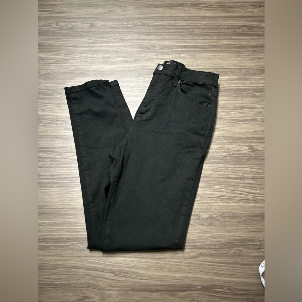 BDG Jeans Womens 29 Twig High Rise Black Distressed Cotton Blend Denim Grunge